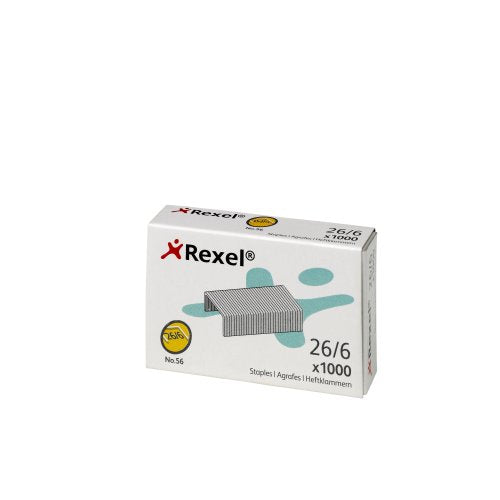 Rexel Heftklammern – 12,8 mm – Metall, silber – 1000 Stk.