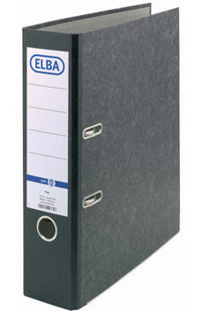 Elba Smart Original Ordner – für A4 – Rückenbreite 8 cm – Schwarz