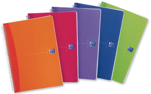 Elba Collegeblock A5, liniert, Spiralbindung, 90 Blatt, 90 g/m² – sortiert