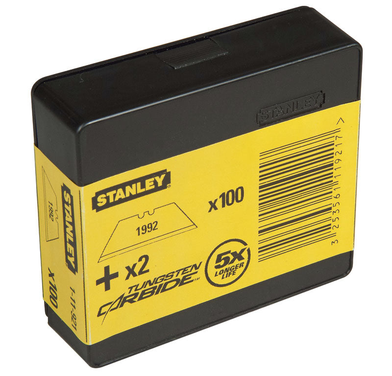 Stanley Trapezklinge 61,9 × 19 × 0,61 mm – 5 Stk – für Einziehmesser