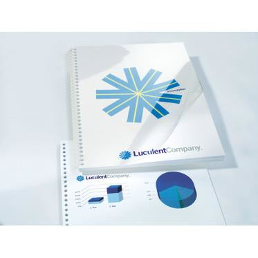 GBC HiClear Einbandfolie – A4 – 150 µm, PVC, transparent – 50 Stk.
