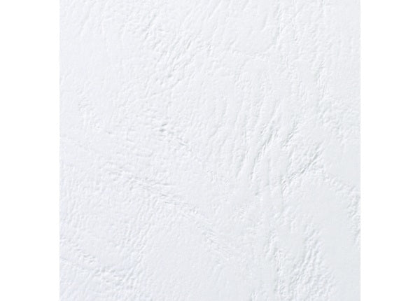 GBC LeatherGrain Umschlagdeckel – A5 – 250 g/m², Lederstruktur, matt, Karton, weiss – 100 Stk.