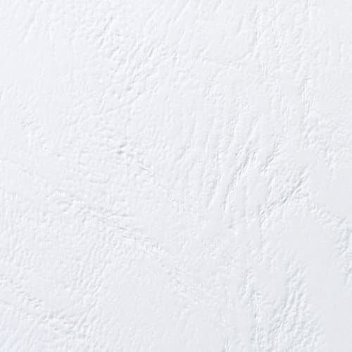 GBC LeatherGrain Umschlagdeckel – A5 – 250 g/m², Lederstruktur, matt, Karton, weiss – 100 Stk.