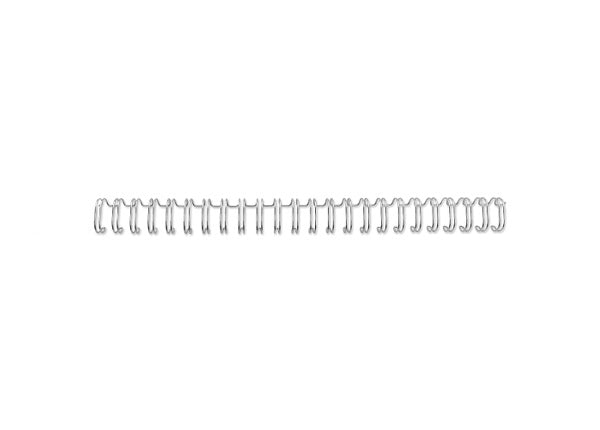 GBC Drahtbinderücken – A5 – 24 Ringe – Ø 8 mm – bis 70 Blatt, silber – 100 Stk.