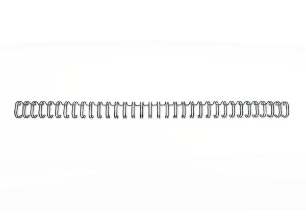 GBC Drahtbinderücken – A4 – 3:1 – Ø 5 mm – bis 30 Blatt, schwarz – 100 Stk.