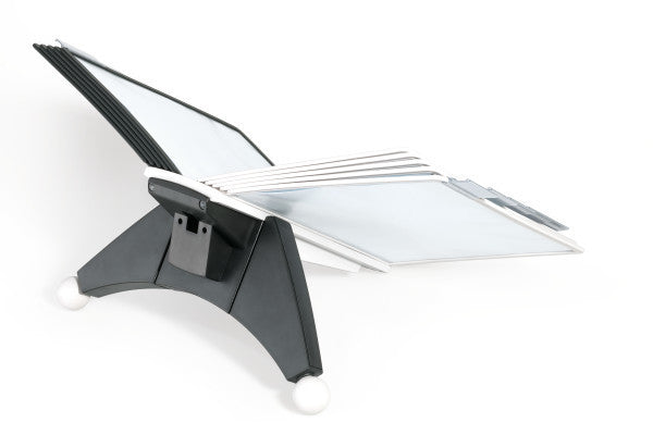 Durable Sichttafelsystem Sherpa Table 10 – für A4, 10 Fächer, Schwarz/Grau, Kunststoff, 260×100×385 mm