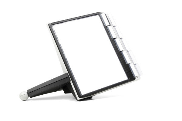 Durable Sichttafelsystem Sherpa Table 10 – für A4, 10 Fächer, Schwarz/Grau, Kunststoff, 260×100×385 mm