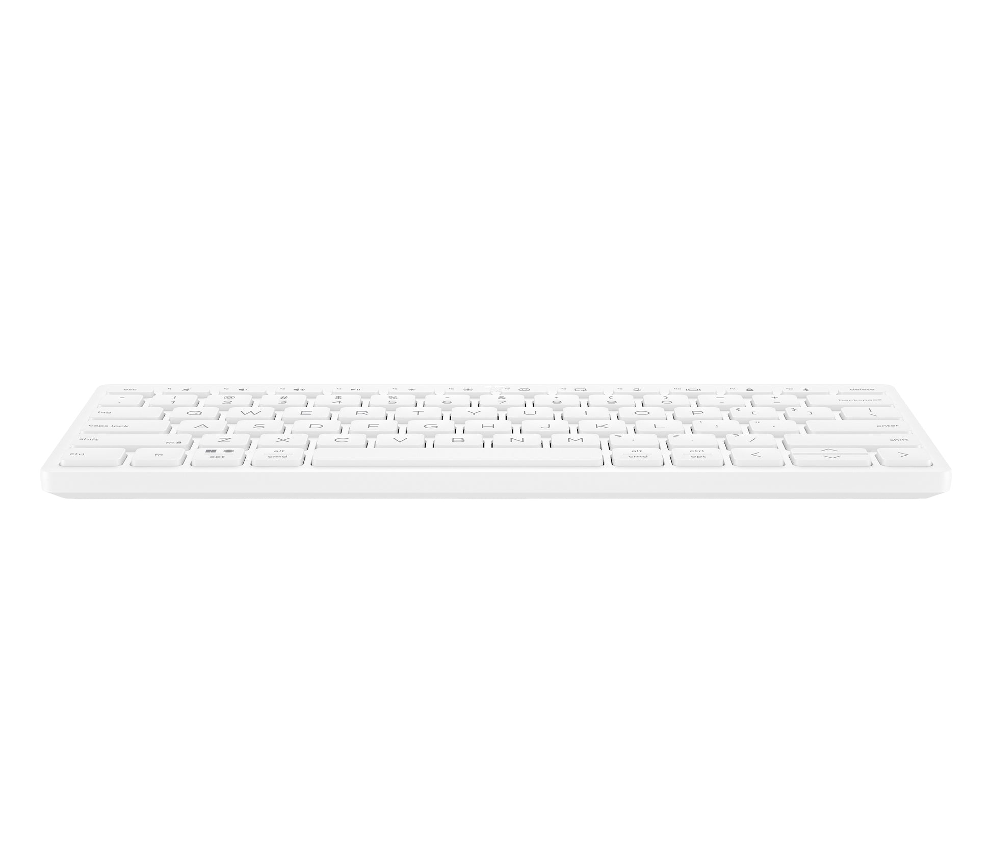 HP 350 – Tastatur, kabellos (Bluetooth), mechanisch, Multi-Device, weiss – für Windows, macOS & iPadOS u. a.