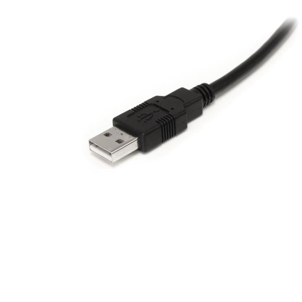 StarTech.com USB-A auf USB-B Kabel – USB 2.0 (480 Mbit/s) – 9 m – PVC-Mantel, Geschirmt – Schwarz