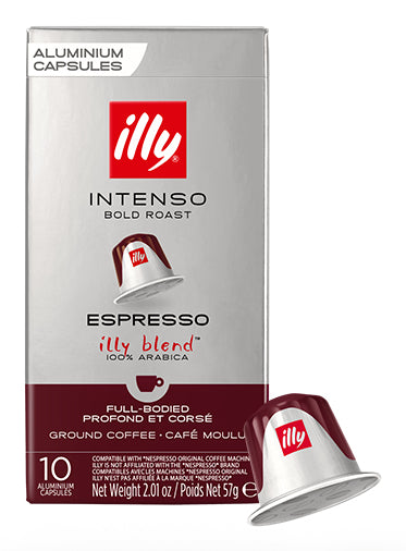 Illy Intenso Espresso – Kapseln für Nespresso – Intensität 7, 10 Kapseln