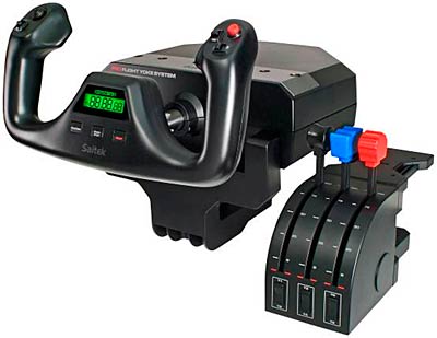 Logitech G Saitek Pro Flight Yoke System – Maus – Kabelgebunden (USB‑A), Schwarz