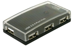 DeLOCK USB-Hub – Mini-USB B, 4× USB-A (USB 2.0), für Windows/Linux