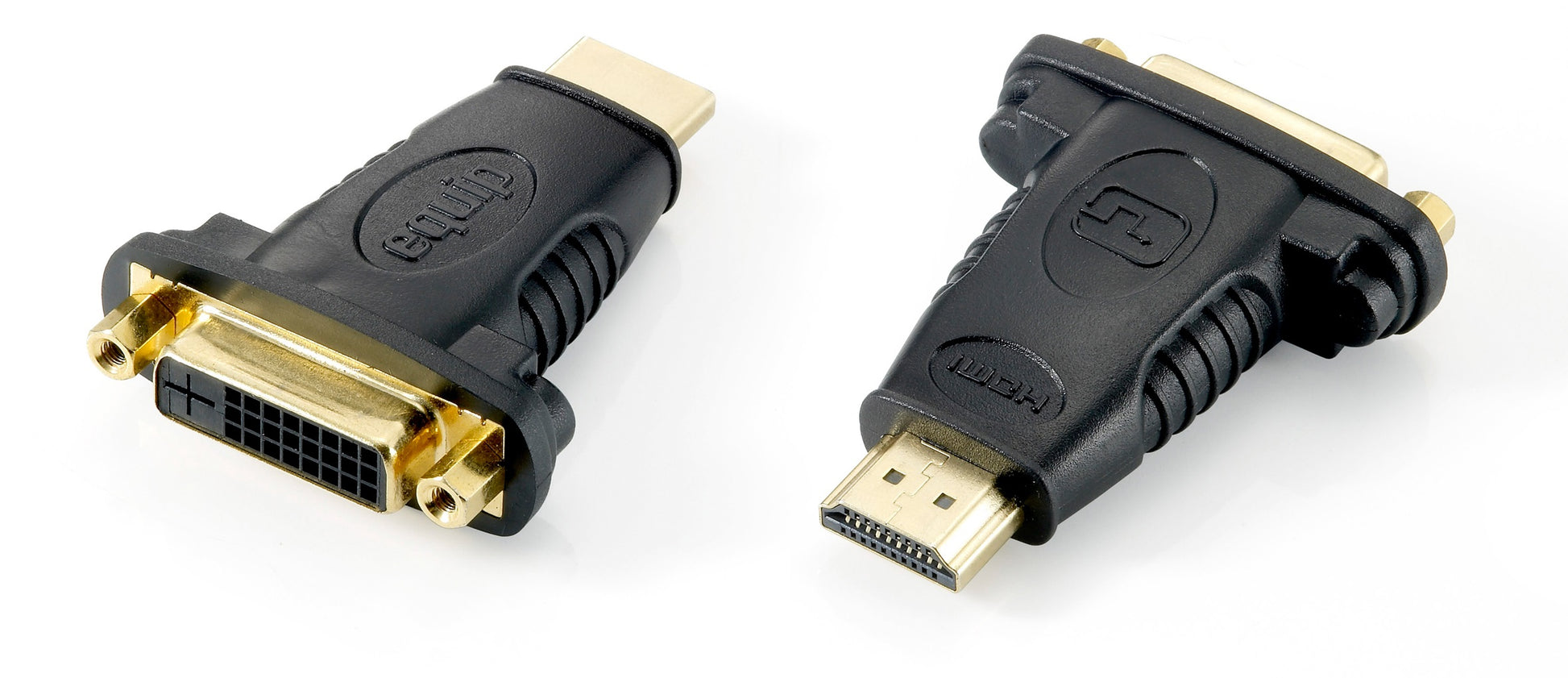 Equip Adapter DVI-D zu HDMI – 1920 × 1200 – Goldkontakte – Schwarz