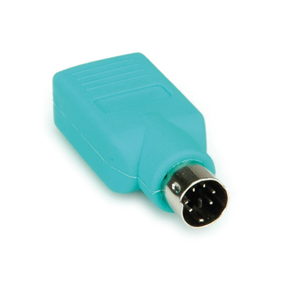 VALUE PS/2-USB Adapter USB-A zu PS/2 – USB-A Buchse, PS/2 Stecker, Grün