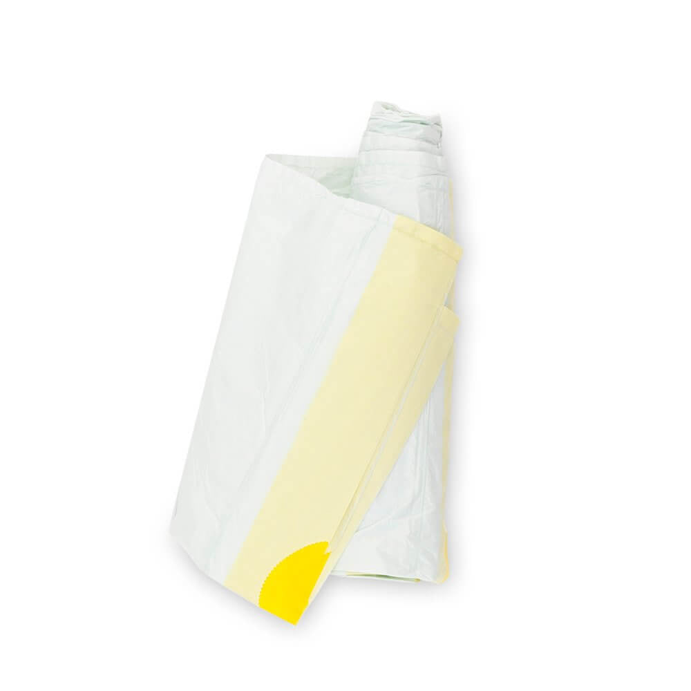 Brabantia Kehrichtsack für PerfectFit A – 3 l, mit Zugband, PE, weiss, 270 × 290 mm, 20 Stk