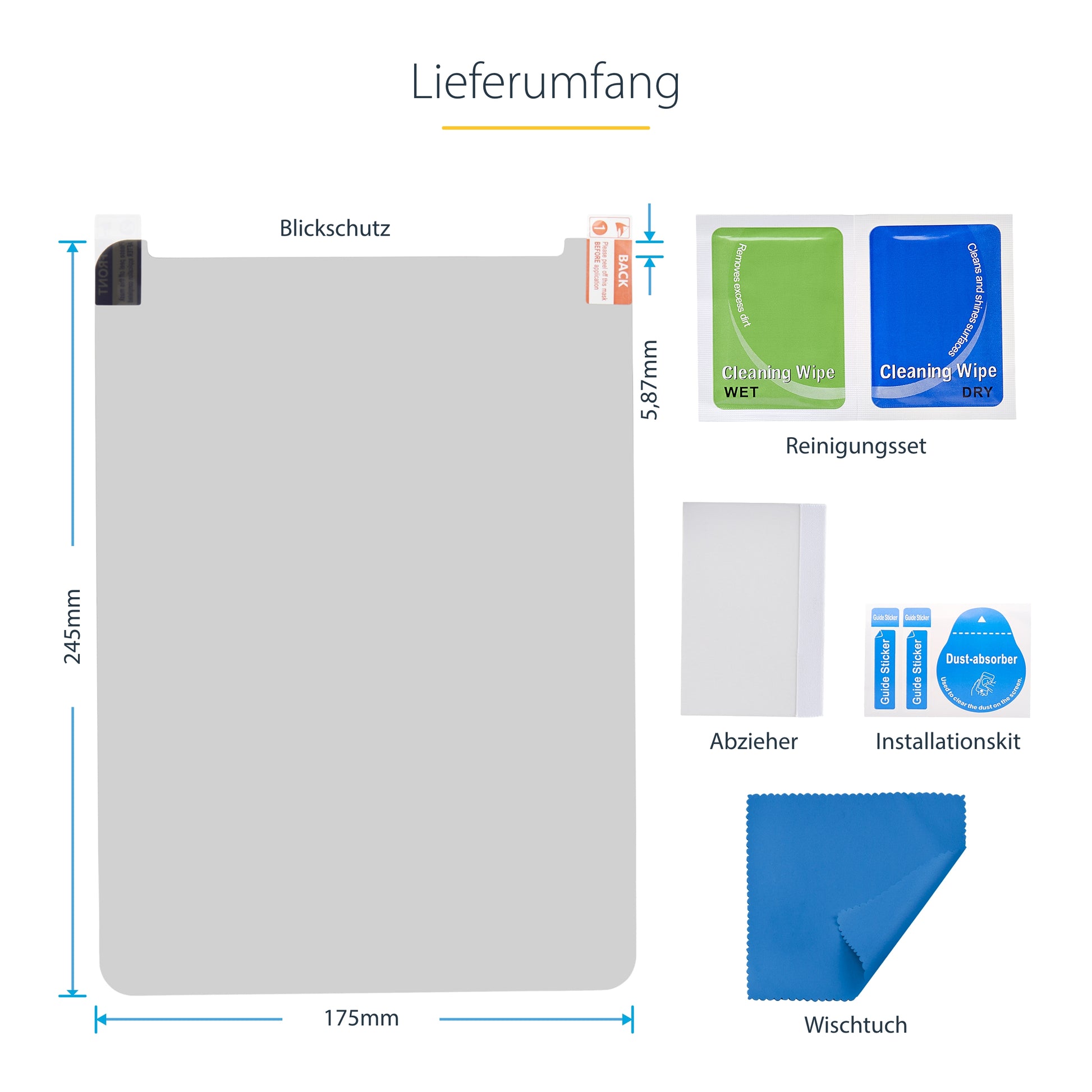 StarTech.com 11IP Sichtschutz-Zubehörtasche – für iPad Pro 11"