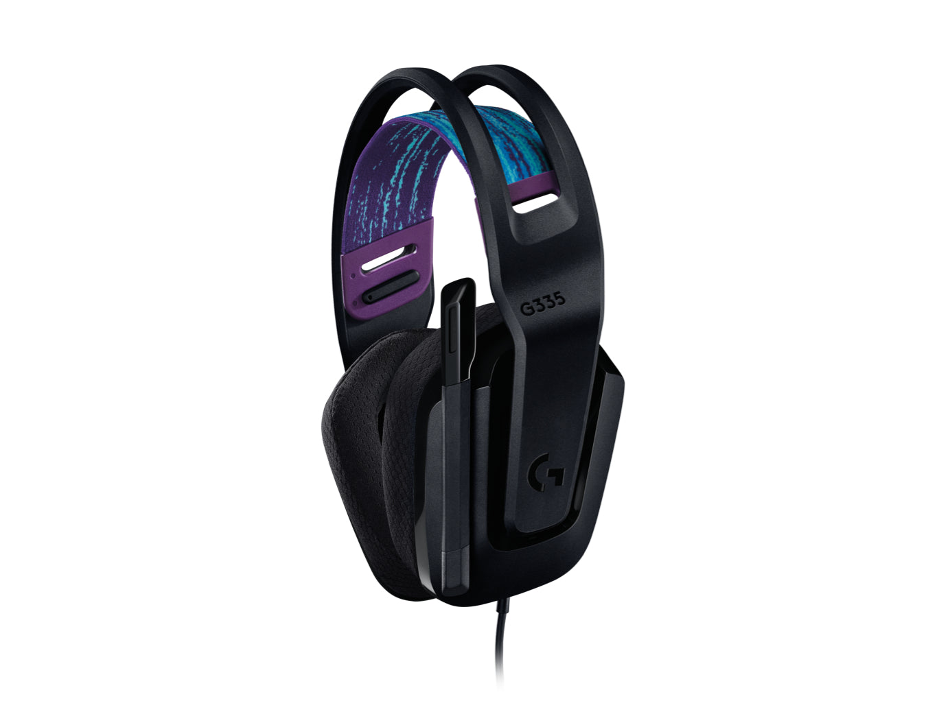 Logitech G G335 Gaming-Headset – Over-Ear, Stereo, Kabelgebunden, 3,5 mm Klinke, Schwarz