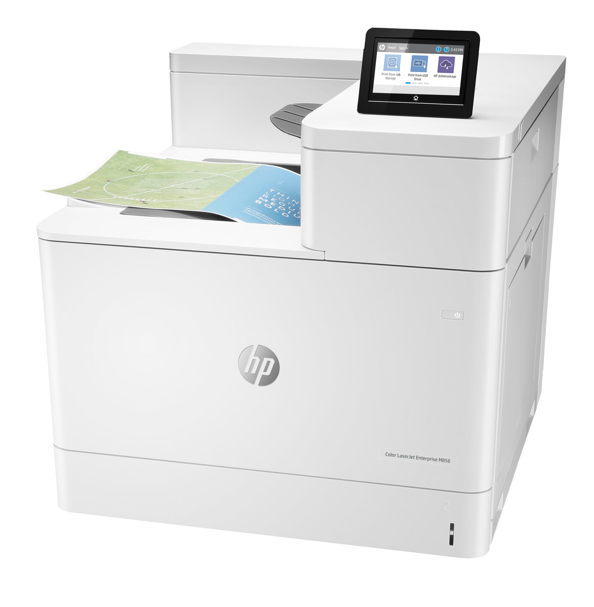HP LaserJet Enterprise M856dn – Farbe