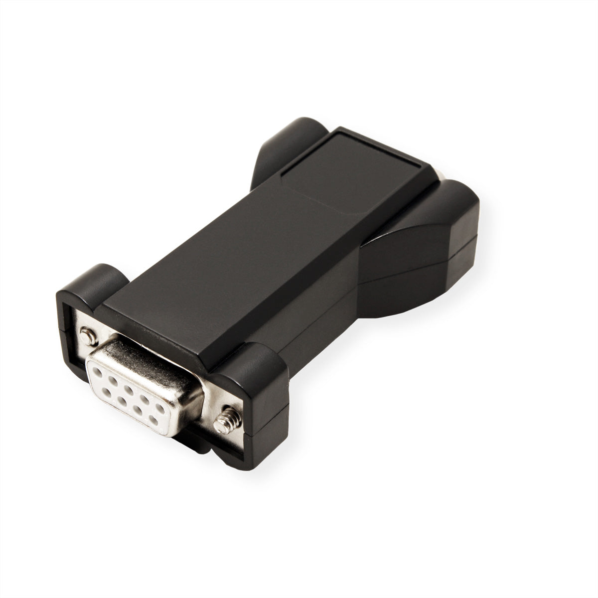 VALUE Optokoppler seriell DE-9 (Buchse) zu DE-9 (Stecker) – 1 Port, galvanische Trennung, schwarz