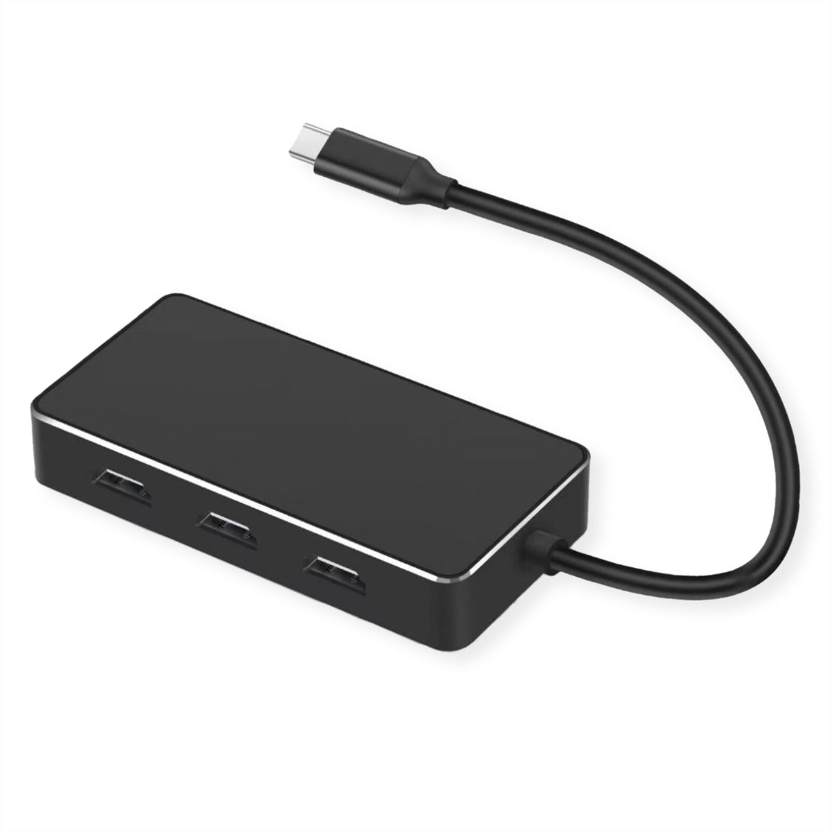 VALUE Multi-Monitor-Adapter USB-C zu 3× HDMI – 4K @ 60 Hz, 0,1 m, für Geräte mit USB-C (DisplayPort Alt Mode)