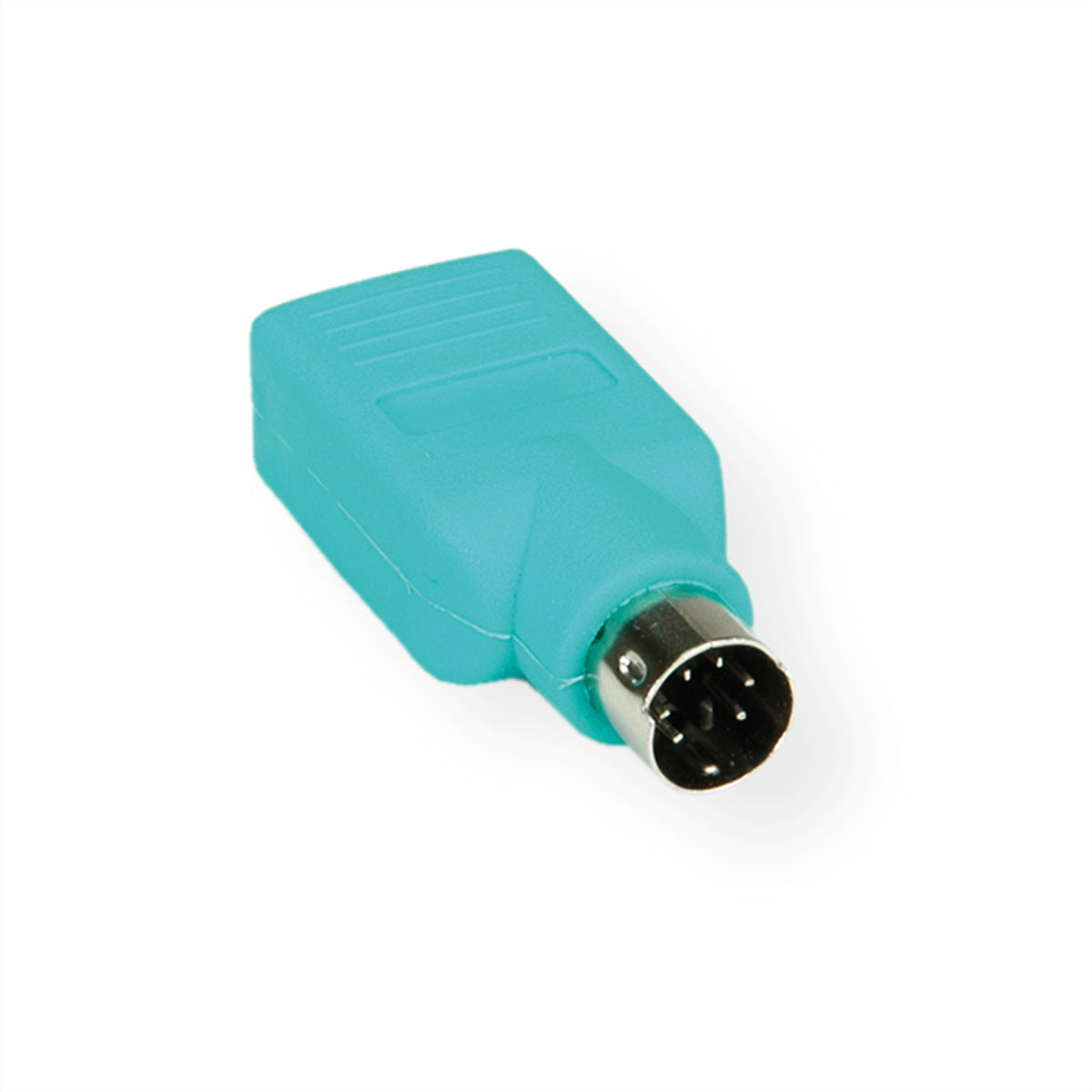 VALUE PS/2-USB Adapter USB-A zu PS/2 – USB-A Buchse, PS/2 Stecker, Grün