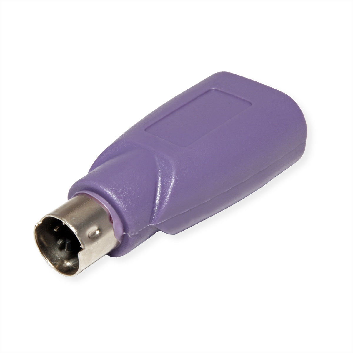 VALUE PS/2-USB Adapter USB-A zu PS/2 – nur für Combo-Tastaturen, violett