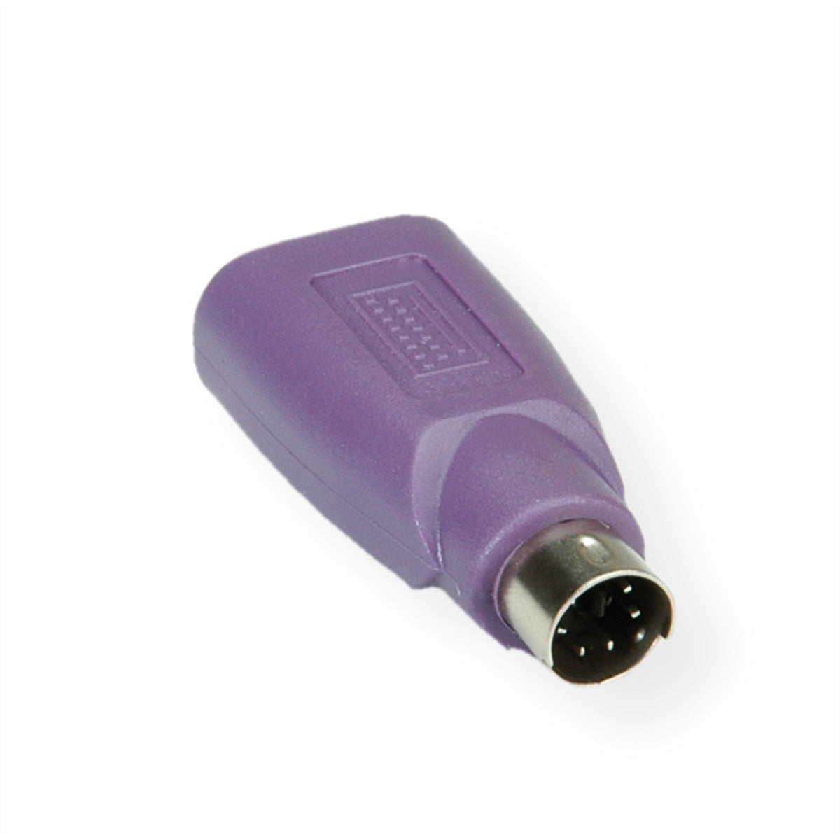VALUE PS/2-USB Adapter USB-A zu PS/2 – nur für Combo-Tastaturen, violett