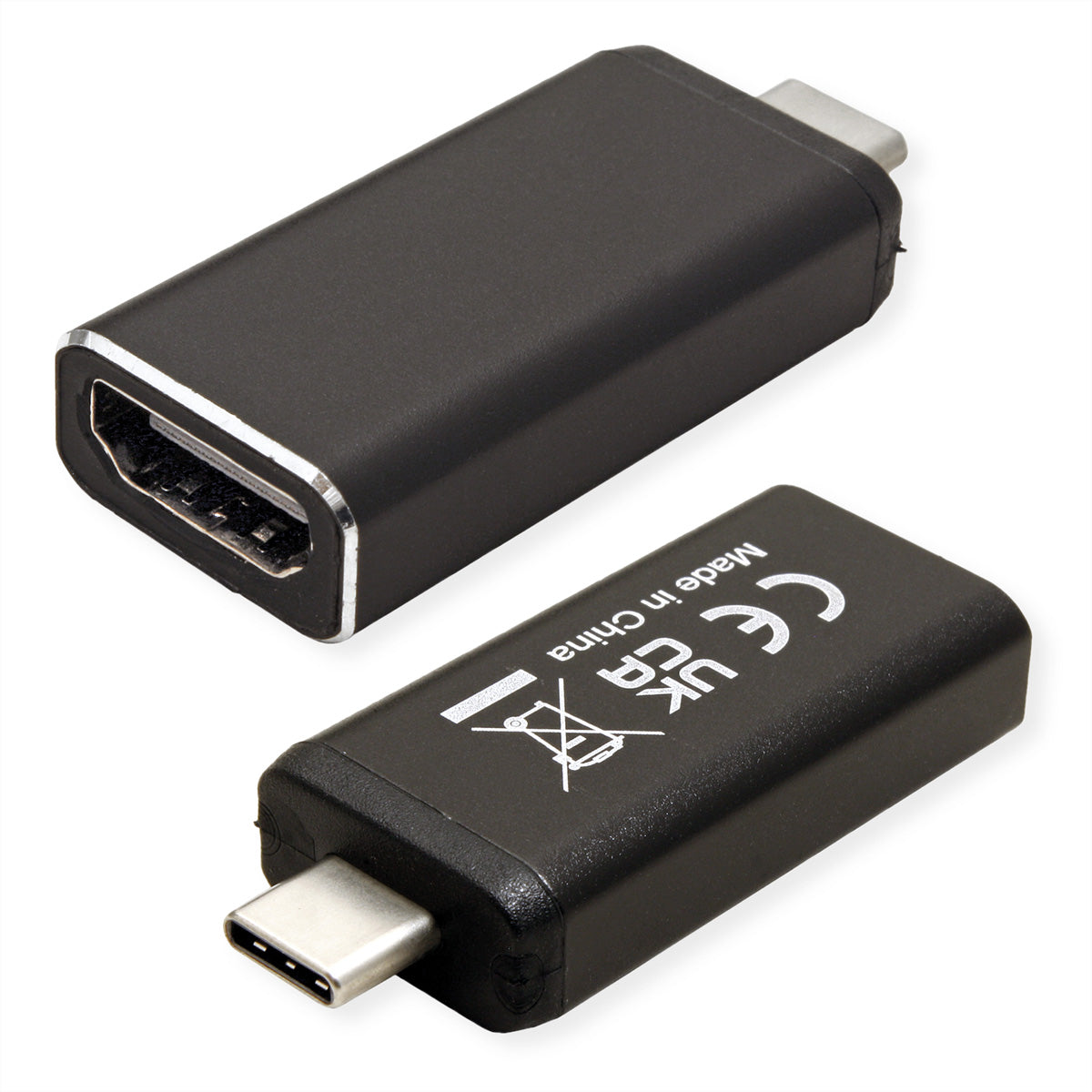 VALUE USB-C zu HDMI Adapter – 4K (3840 × 2160) @ 60 Hz – Schwarz