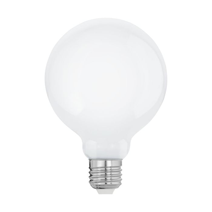 EGLO Leuchtmittel E27 Globus (G95) – Warmweiss 2700 K, 806 lm, 7 W – IP20 – 1 Stk., Glas