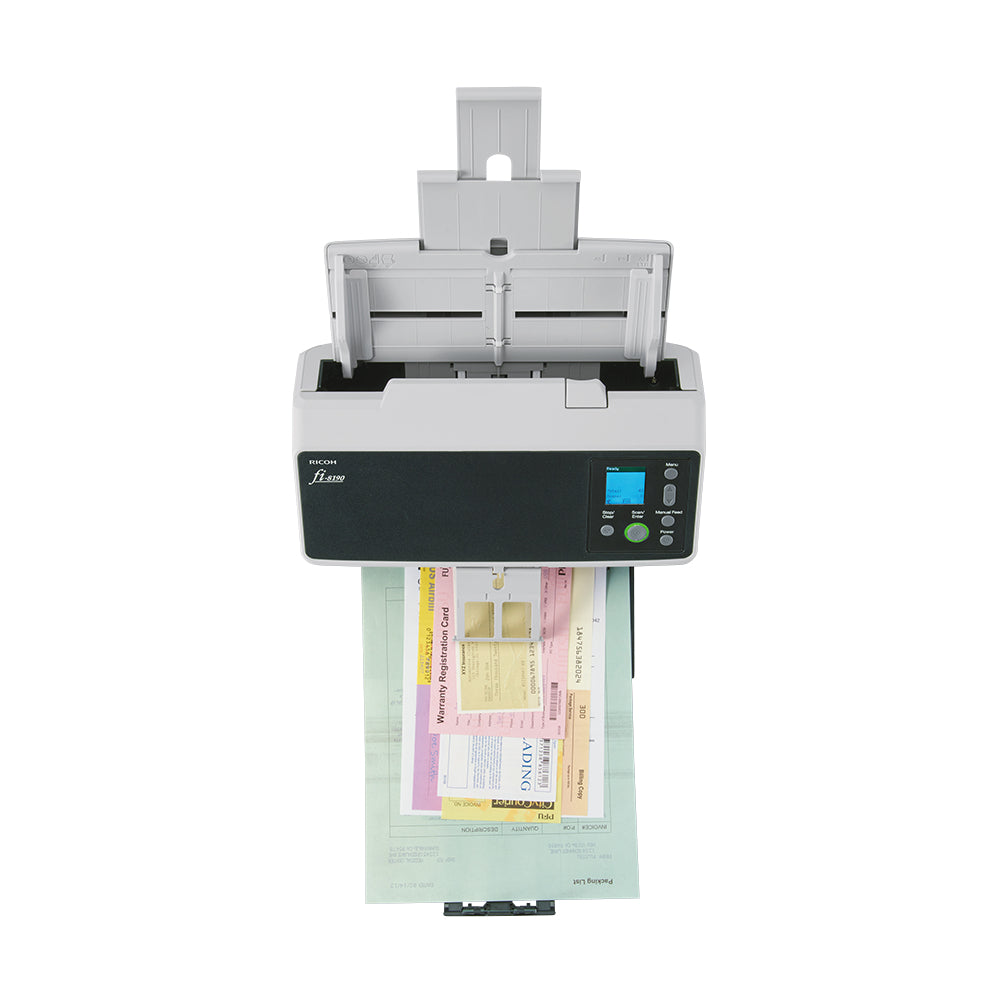 Ricoh fi-8190 – Einzugsscanner, A4, Duplex, 90 ppm, ADF 100 Blatt, LAN