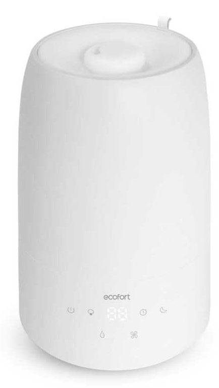 Ecofort ecoQ HumidAir U250 Luftbefeuchter – Verdunster, 250 ml/h, 2 l Tank, bis 35 m², Hygrostat