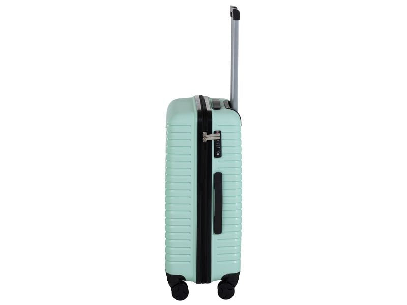 KOOR Trolley – 63 l, Hartschale, 4 Rollen, mit TSA, Mint, 40 × 66 × 26 cm