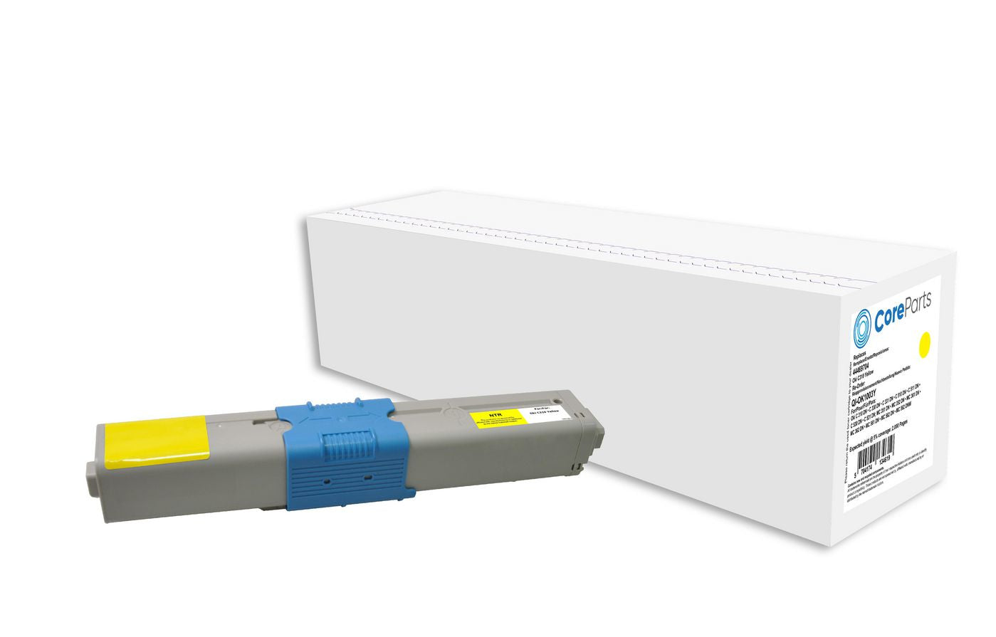 CoreParts 44469704 Gelber Toner – Kompatibel – 2'000 Seiten – für OKI C310DN/C330DN/C331DN