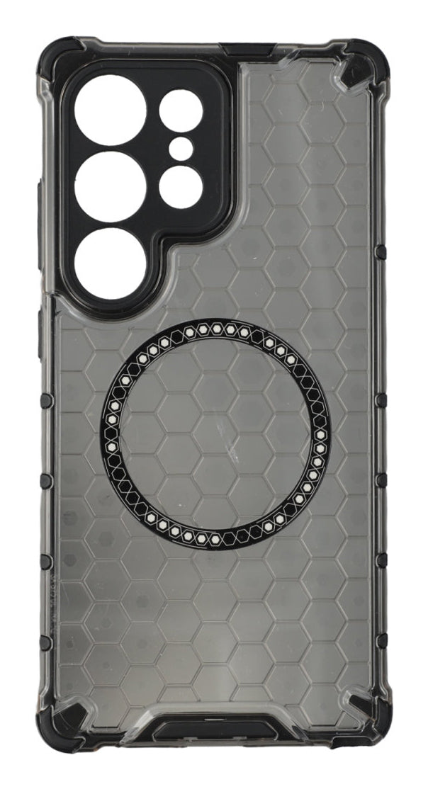 4smarts Backcover – für Samsung Galaxy S25 Ultra – grau/transparent – TPU/PC