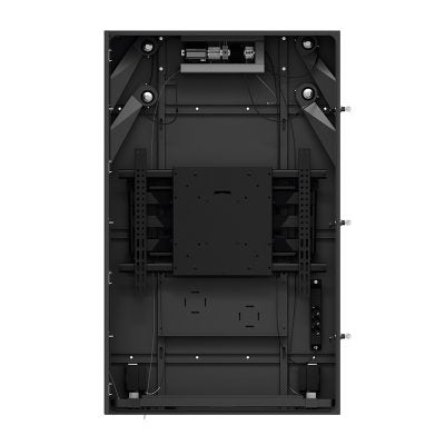 Hagor Outdoorgehäuse Portrait für 65" Displays, IP65, entspiegeltes Sicherheitsglas, VESA-Halterung, Schwarz