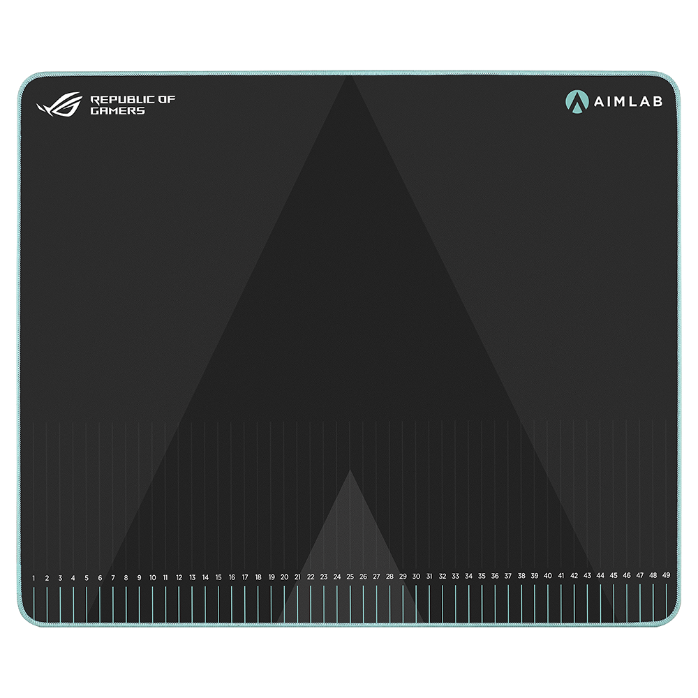 ASUS ROG HONE ACE AIM LAB EDITION Gaming-Mauspad – Schwarz, 420 × 508 × 3 mm
