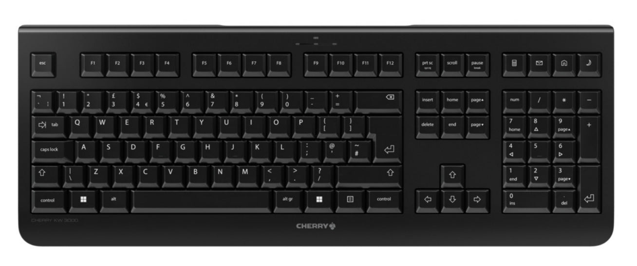 CHERRY KW 3000 – Tastatur, Schwarz