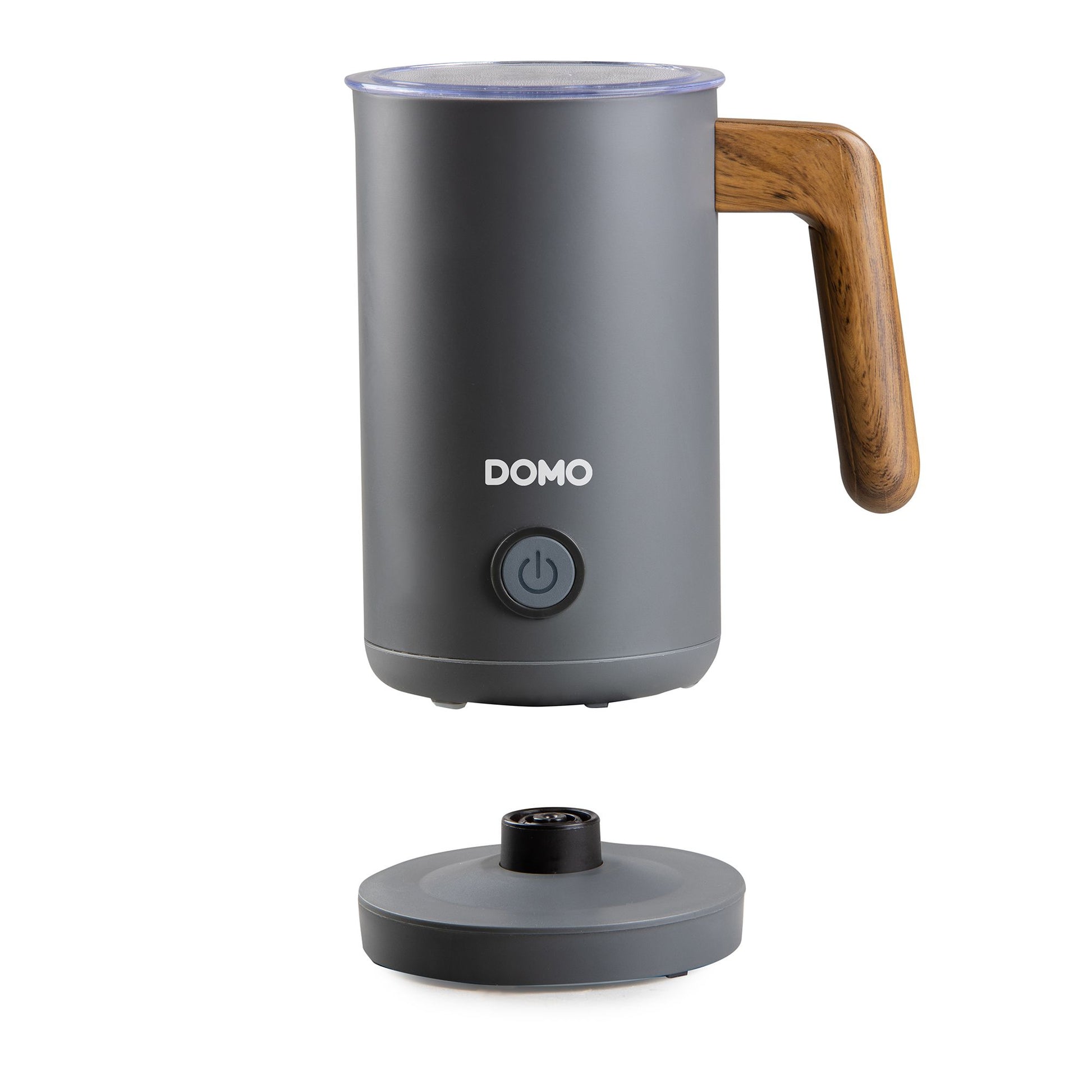 Domo Milchaufschäumer DO745MF – 300 ml, 500 W, Teflonbeschichtet – Grau