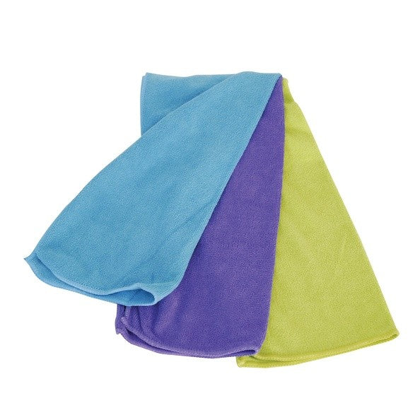MSV Mikrofasertuch – assortiert – 30 × 40 cm – 3er-Set