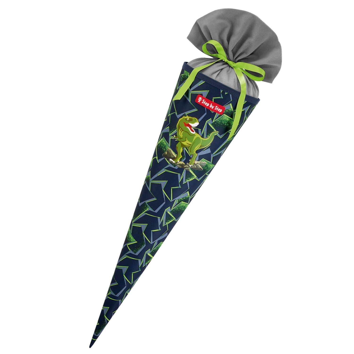 Step by Step Schultüte 70 cm × Ø 18 cm, 5 l – Motiv Wild T-Rex Taro – Serie SPACE – rPET