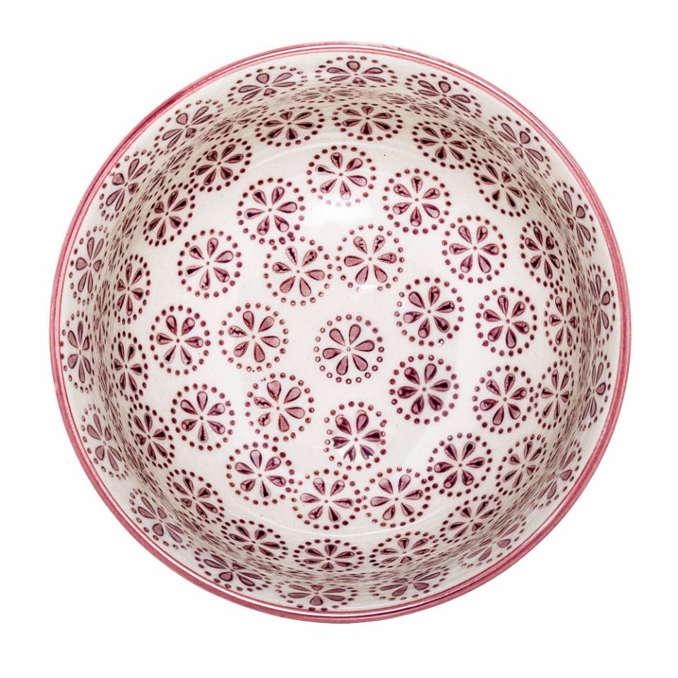 Bloomingville Schalen Patrizia – 2er Set, 320 ml, Ø 11,5 cm, Steingut, spülmaschinenfest, mikrowellengeeignet