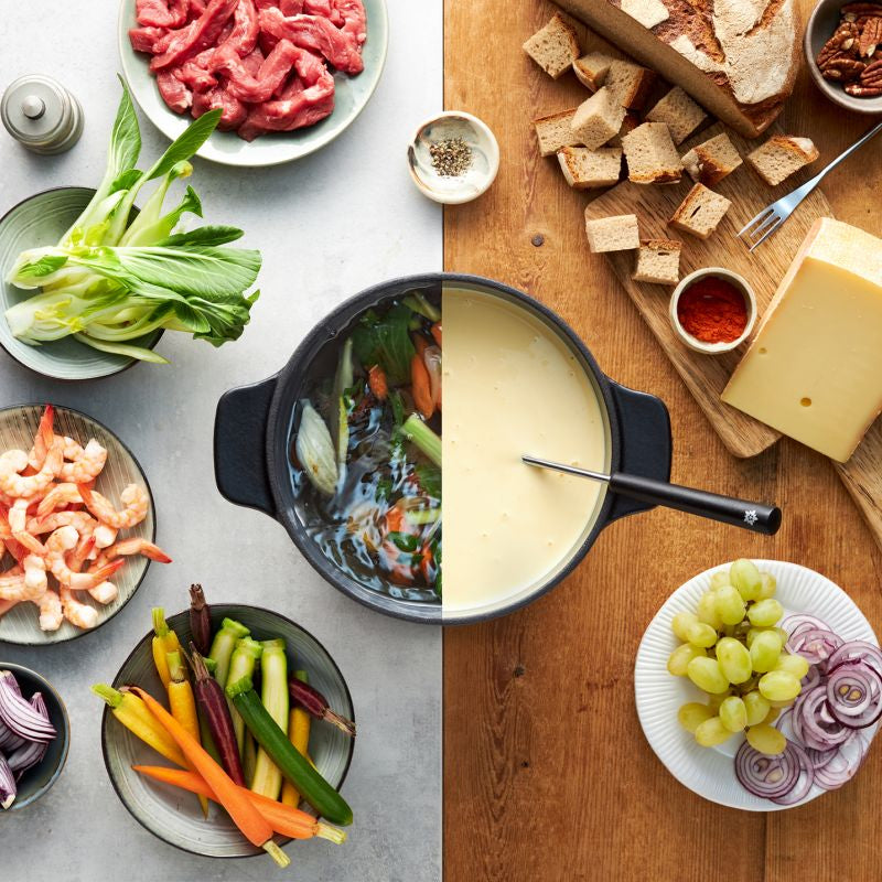 Kisag Fonduegabeln – 6er-Set, 26,5 cm, Kunststoff, Schwarz, für Käsefondue, spülmaschinenfest