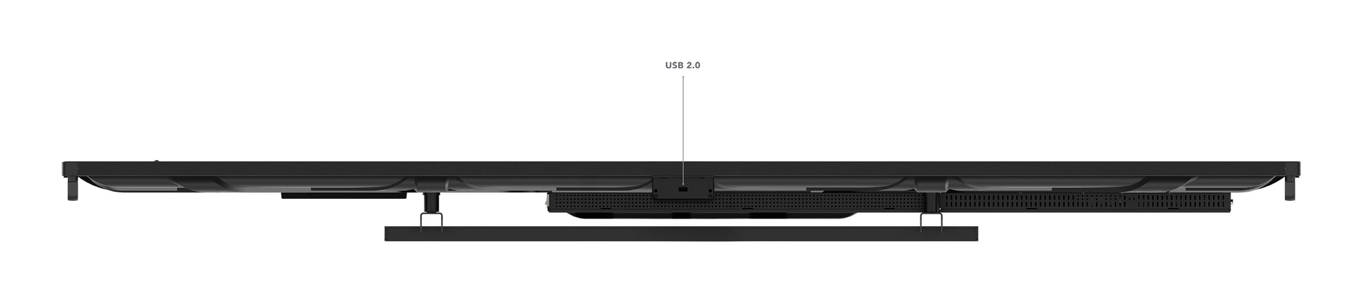 Lenovo ThinkVision T86 – 85,8" Touch, 3840 × 2160 (4K), VA, Webcam, LAN