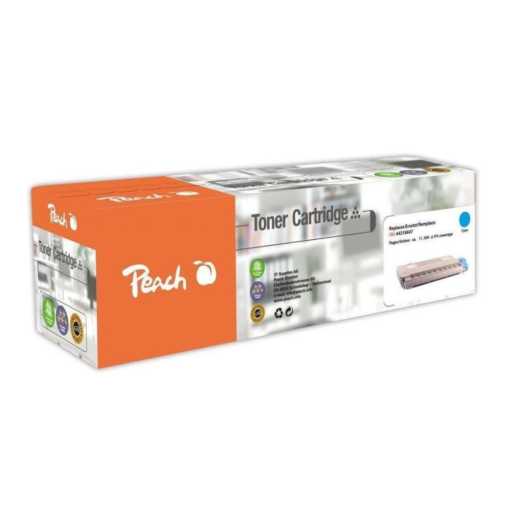 Peach Toner – cyan, 11500 Seiten – für OKI C710/C711