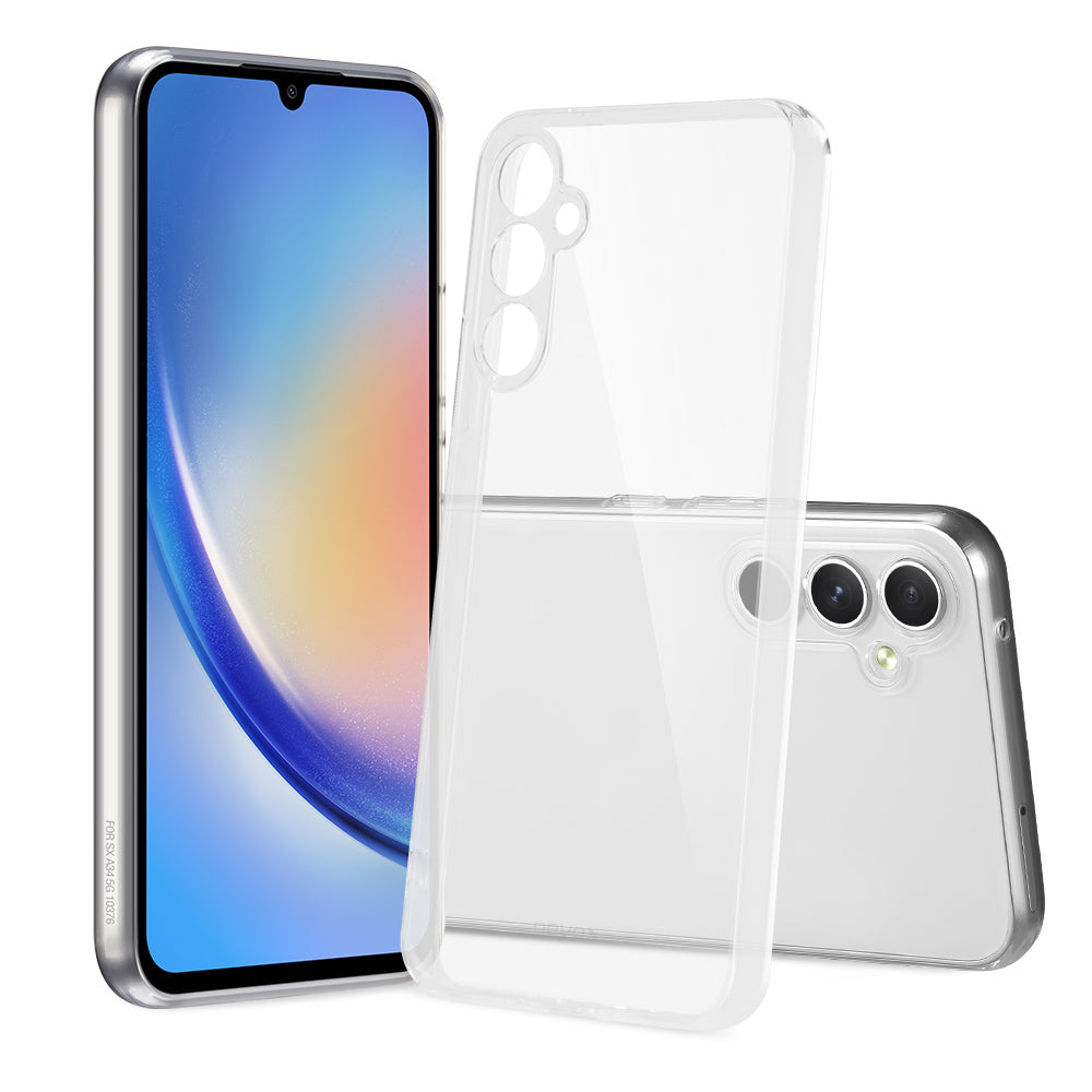 nevox StyleShell Flex Backcover – für Samsung Galaxy A35 5G, TPU, Transparent