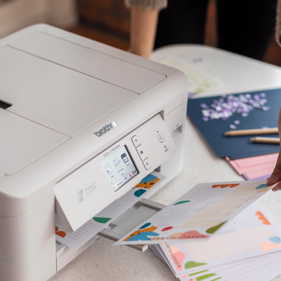 Brother DCP-J1800DW – Farbiges Tintenstrahl-MFP A4 – WLAN – 17 Seiten/Min S/W