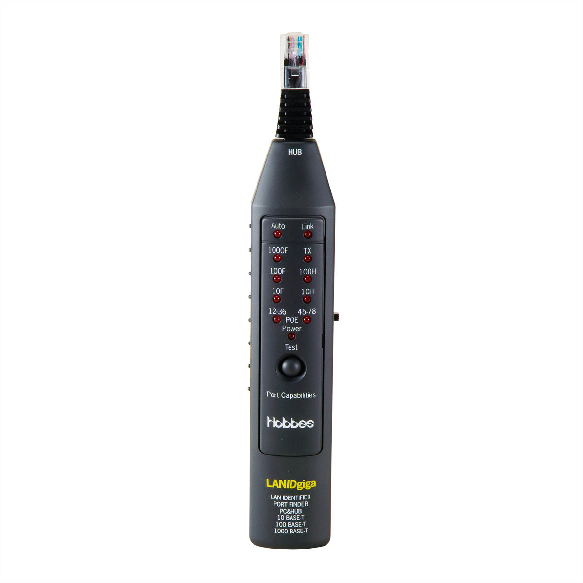 HOBBES LAN ID Giga – Netzwerk-Kabeltester – RJ45, PoE, LED-Anzeige