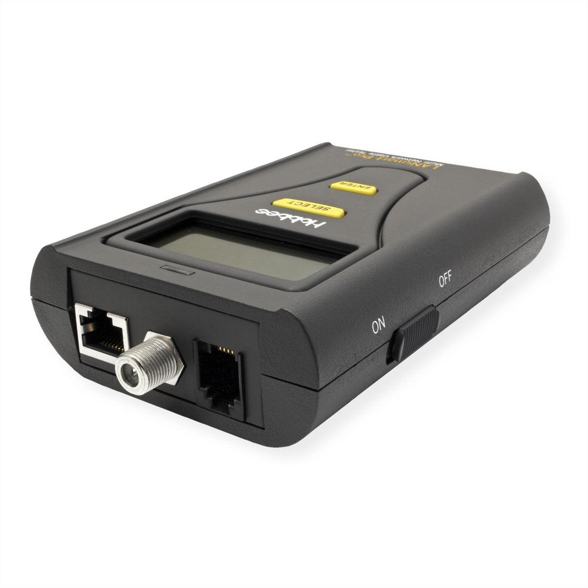 HOBBES LANsmart Pro & SmartProbe Kit – Netzwerk-Kabeltester – RJ45/RJ11/Coax, LCD – für Cat5–Cat7