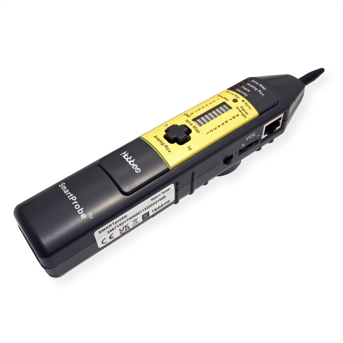 HOBBES LANsmart Pro & SmartProbe Kit – Netzwerk-Kabeltester – RJ45/RJ11/Coax, LCD – für Cat5–Cat7