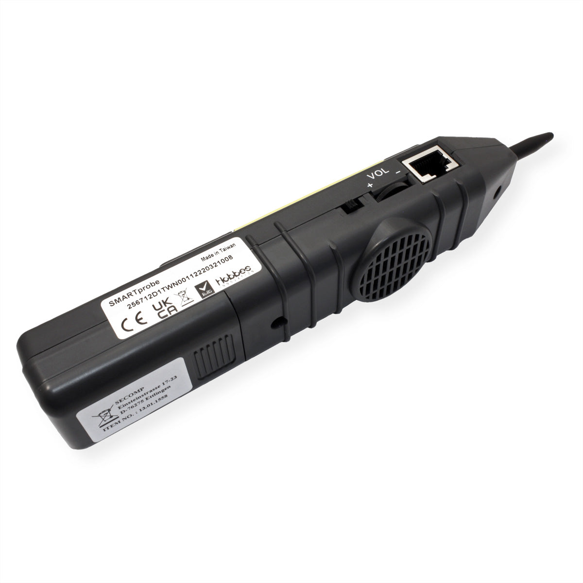 HOBBES LANsmart Pro & SmartProbe Kit – Netzwerk-Kabeltester – RJ45/RJ11/Coax, LCD – für Cat5–Cat7